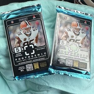 Panini Protogenic NFL Trading Cards - Blue and Silver